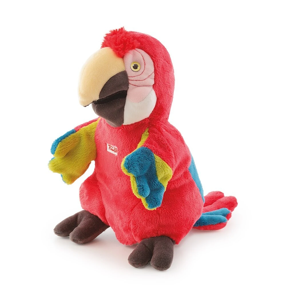 Juguete Trudi parrot, 25 cm (mano de juguete), regalo de peluche, Día de San Valentín para niños|Peluches muñecos de peluche|