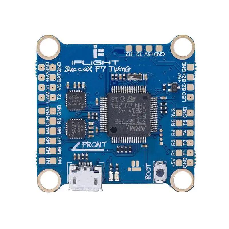 IFlight 36*36 мм Контроллер полета sucex F7 TwinG V2.1 STM32F405R6T6 двойной ICM20689 Встроенный OSD 5V/3A BEC