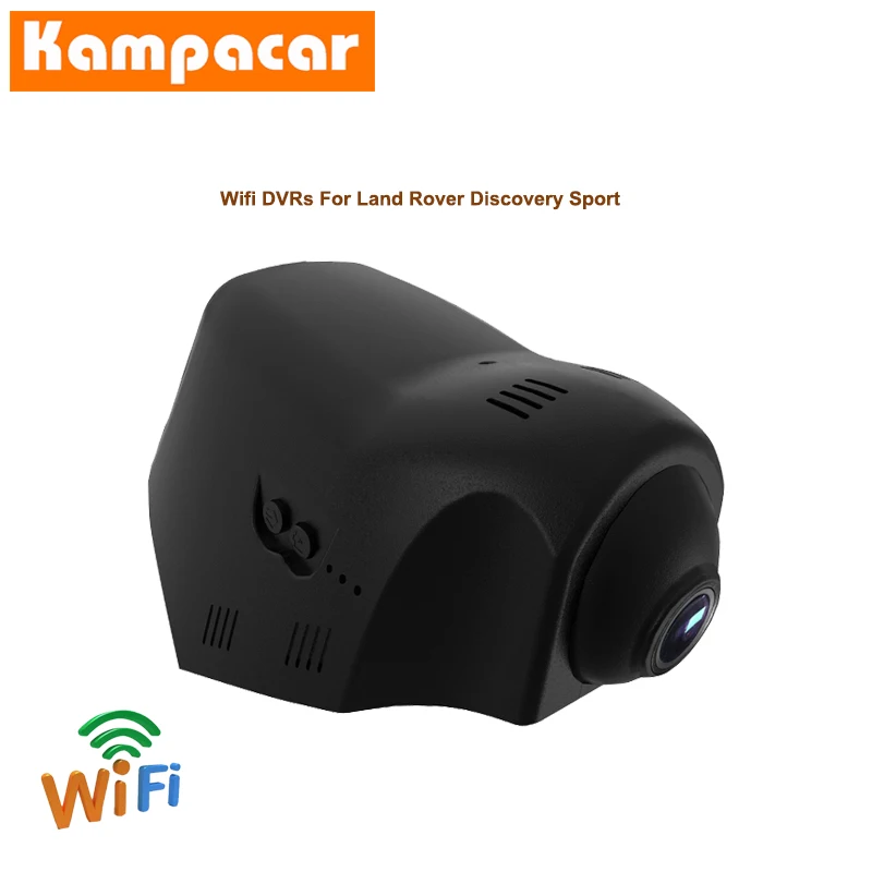 Автомобильный видеорегистратор Kampacar с двумя объективами и Wi-Fi для Land Rover Discovery Sport HSE Автомобильный видеорегистратор