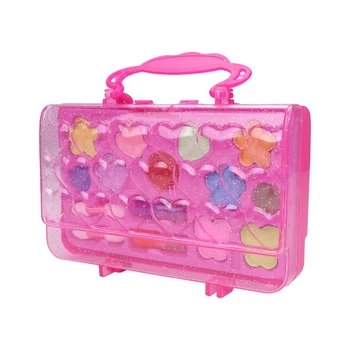 

Girls Makeup Toys Pretend Play Safe Non-Toxic Makeup Kit Beauty Toy Best Gifts for Children