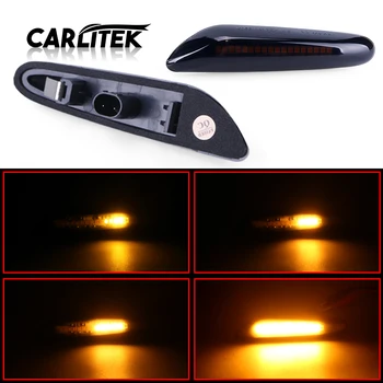 

2x Sequential Wireless Flowing Dynamic Canbus Side Marker Signal Light ForBMW E84/E88 E53 E46 E36 E60/E61 X1/X3 E90/E91 Carlitek