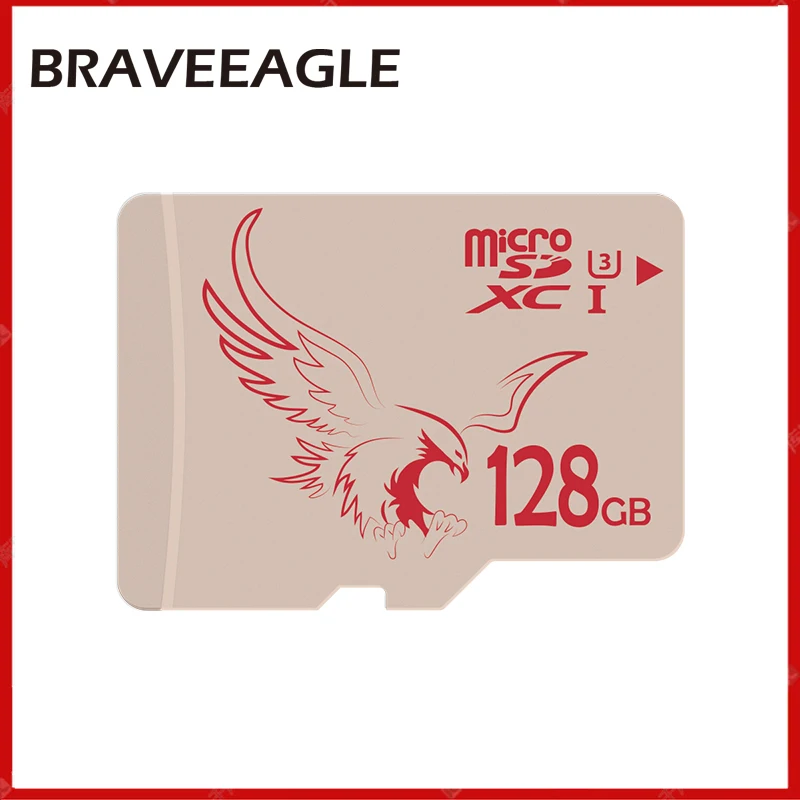 BRAVEEAGLE 100% Производитель 64 Гб 128 32 16 карта памяти TF класс 10 U3 Micro SD флэш-карта Microsd для