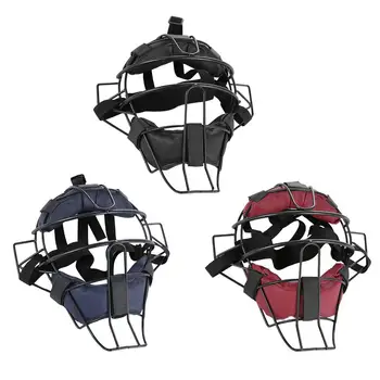 Baseball Protective Helmet Softball Face Guard Adjustable Buckles Face Protector Cover With Cushion For Baseball Accessories 1