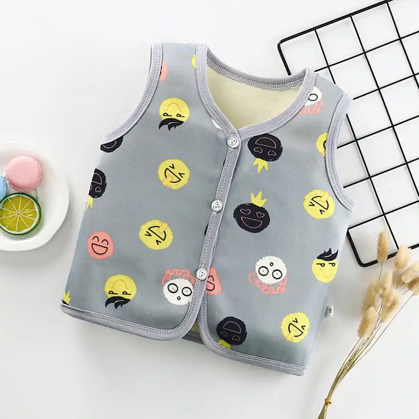 fleece baby vest