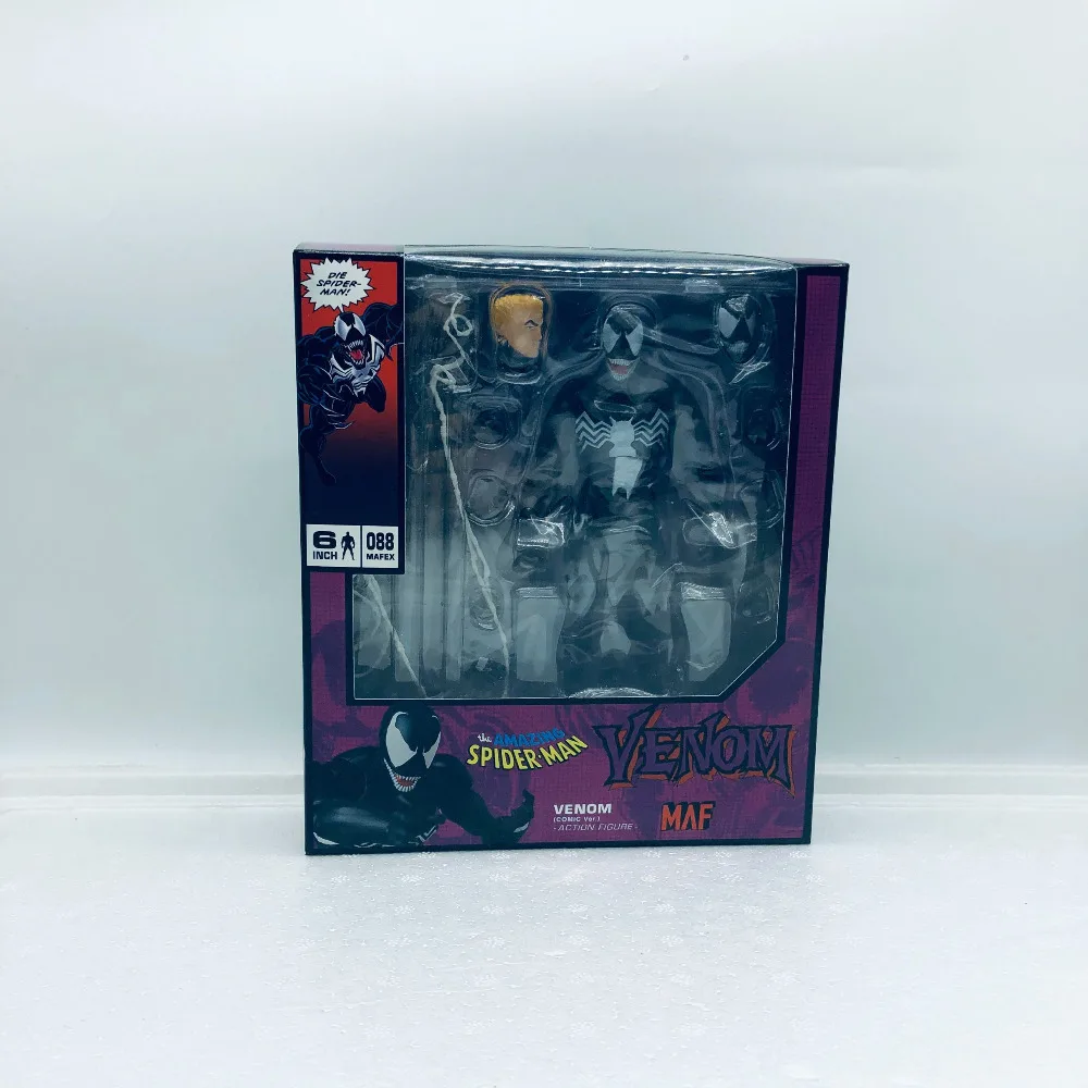 16 см Новинка Mafex 088 Venom комическая версия фигурка модель игрушки Рождественский подарок для детей