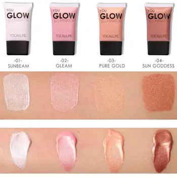 

LANBENA Bright Liquid Foundation Makeup Moisturizing Concealer Brighten the Skin Glow Illuminator Shimmer Waterproof Cosmetics