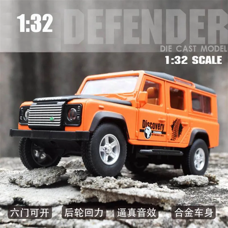 Новинка 1:32, модель автомобиля Defender, литые под давлением и игрушечные машинки, игрушечные машинки,, детские игрушки для детей, подарки, игрушки для мальчиков