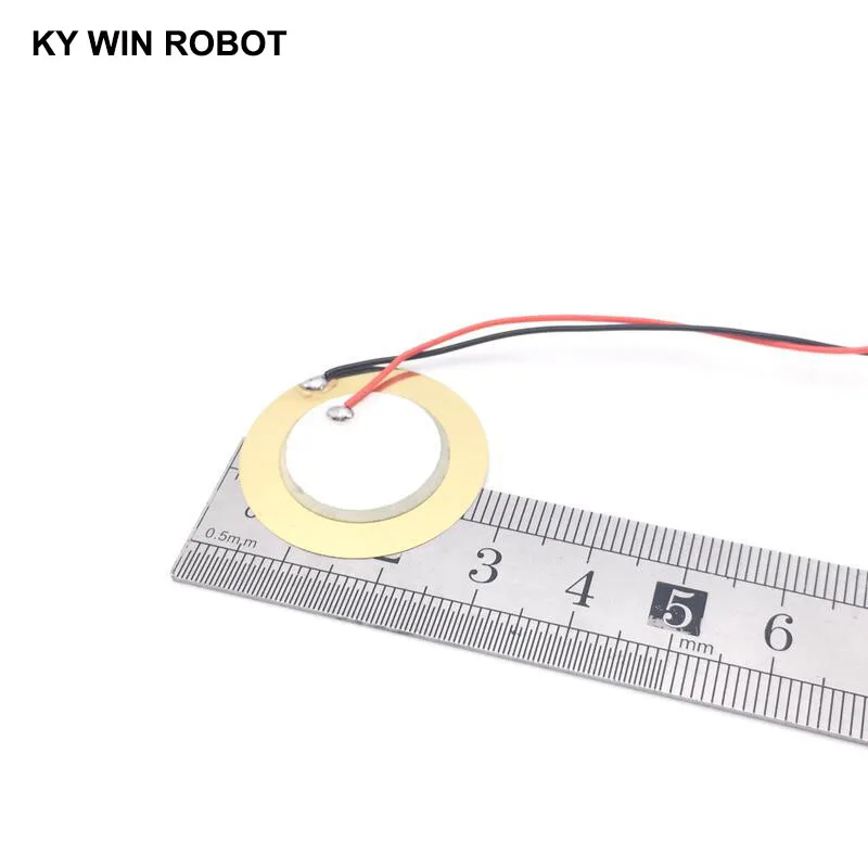10 шт. пьезоэлектрическая пьезокерамическая пластина диаметром 27 мм для звукового динамика