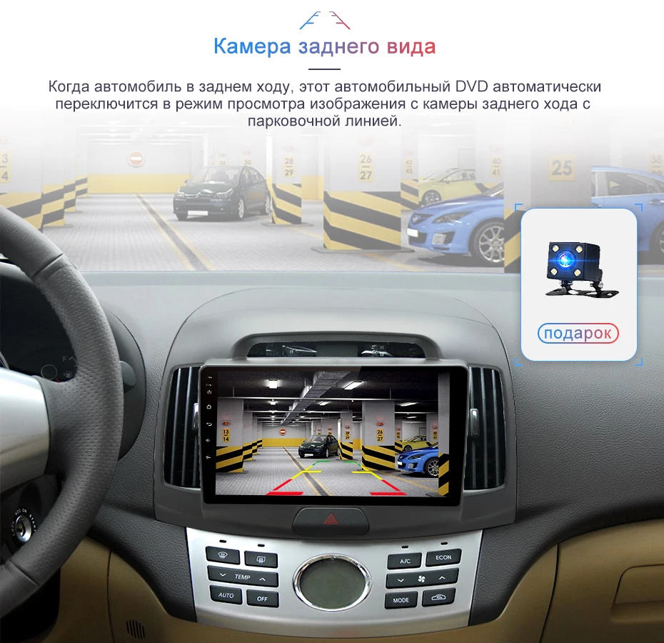 Junsun 4G+ 64G Android 9,0 для hyundai Elantra 2006-2010 Авто 2 din Радио стерео плеер Bluetooth gps навигация нет 2din dvd