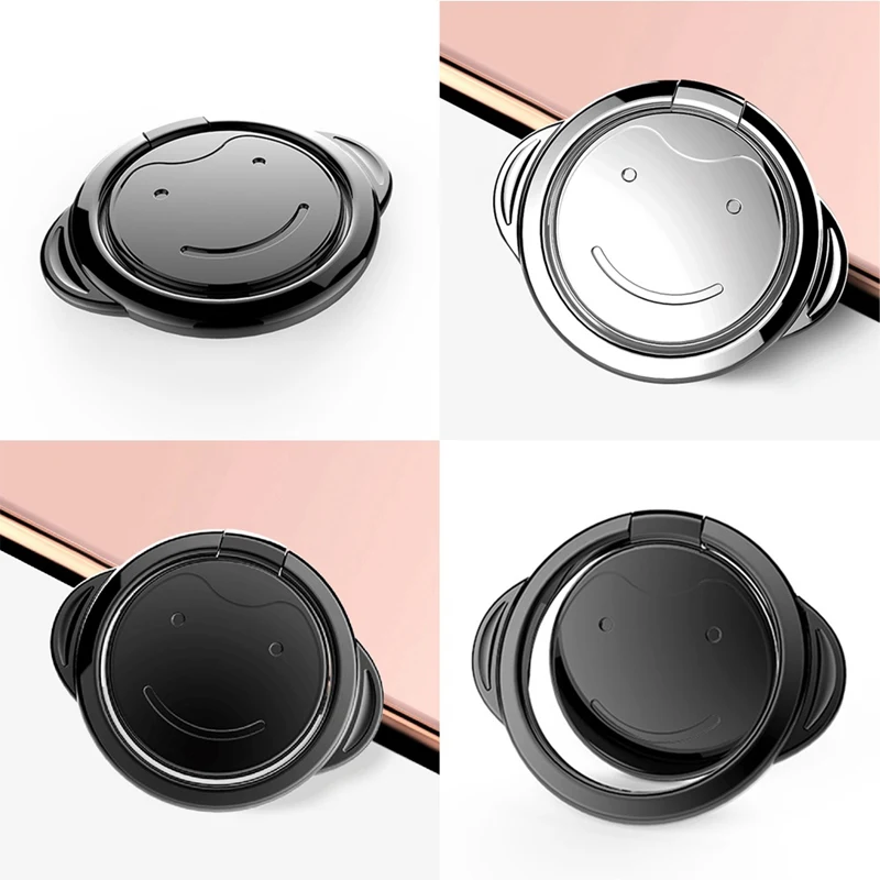  Smiley Sonnenblume Rose Finger Ring Metall Schnalle Halterung Telefon Ständer Halter Für IPhone Xia