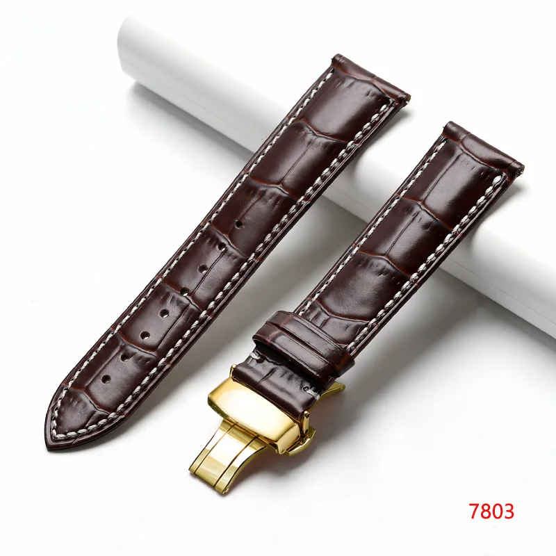 22mm Genuine Leather band Strap For AMAZFIT GTS/GTR 47MM Replacement strap for Amazfit Stratos Pace 2 Bracelet Accessories - Цвет: 7803
