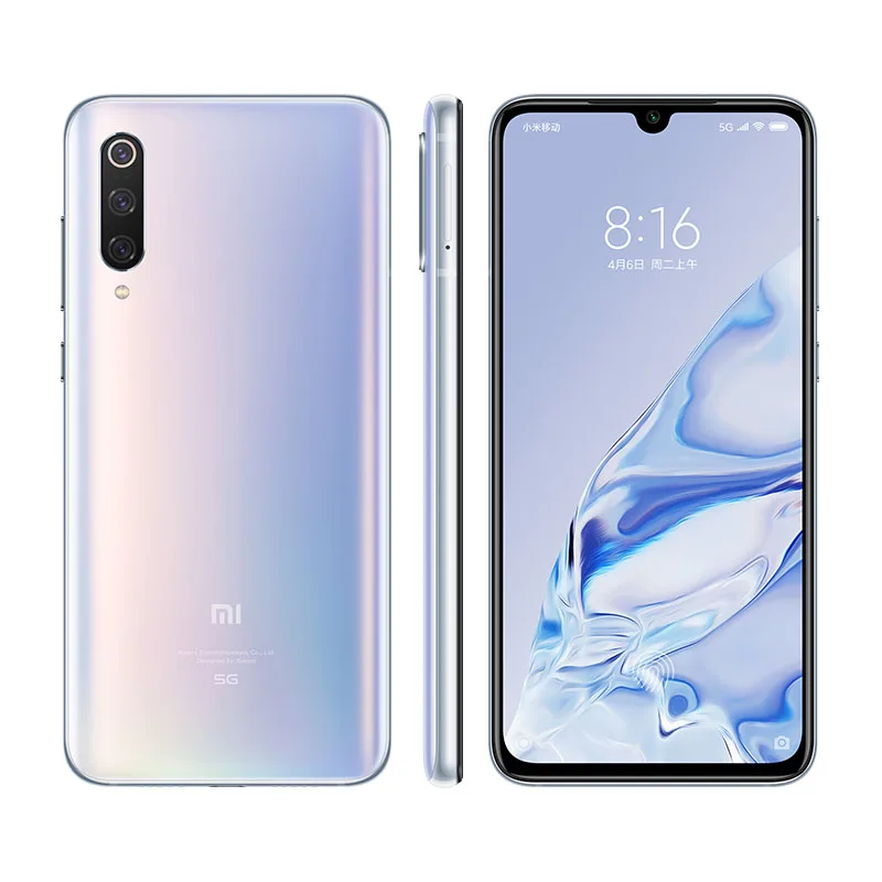 Xiaomi mi 9 pro(5G) 256GB 12GB мобильный телефон mi 9 pro 5G Snapdragon 855plus 5G 48MP Тройная камера 4000mAh 6,39 ''2340x1080