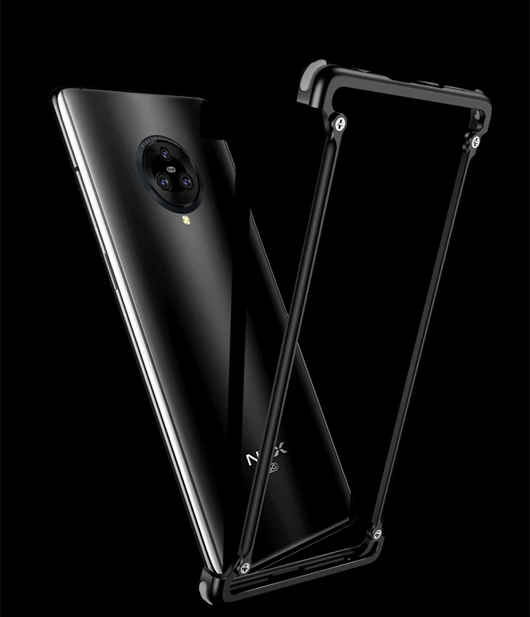 Тонкий Алюминиевый металлический чехол-бампер Oatsbasf для VIVO NEX 3, роскошная подушка безопасности, защита от падения, Жесткий Чехол для VIVO NEX 3/5G Capa