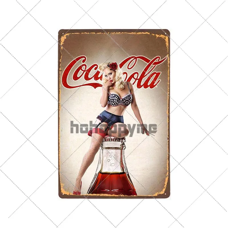 9121606 Cola Винтаж металлическая вывеска Ретро доска с классическим постером Бар Паб клубный магазин Настенные декоративные домашний декор 20x30 см - Цвет: 9121606