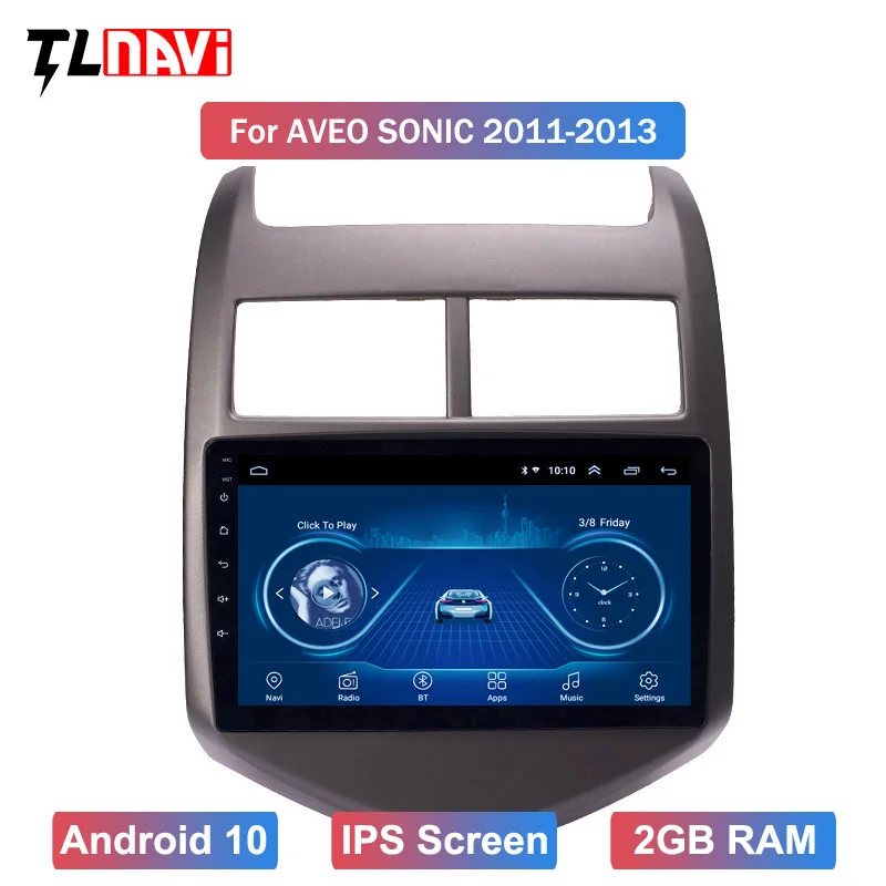 Android 10 Car GPS Multimedia Player For 2010 2011 2012 2013 Chevrolet1 AVEO navigation Stereo Support DVR SWC | Автомобили и