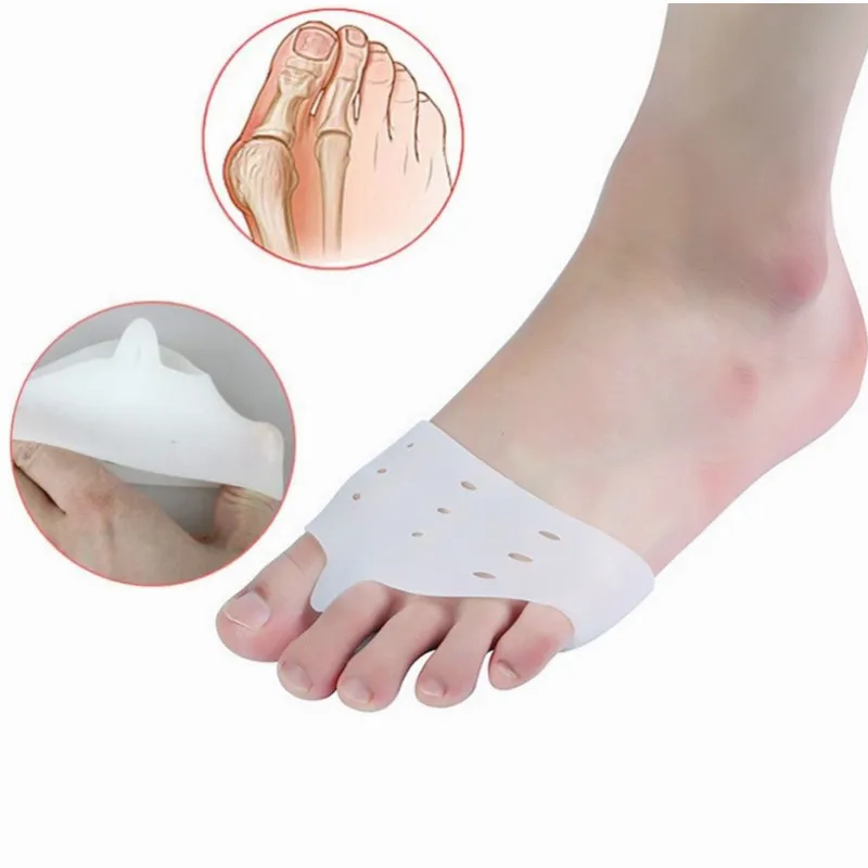 1Pair=2pcs Hallux valgus Orthotics,Silicone Toes Separator The Big Bunion Corrector,Daily Use Foot Care Tool Orthopedic pad
