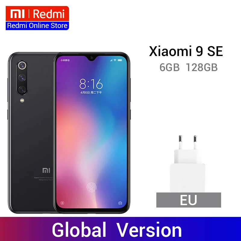 Глобальная версия Xiaomi mi 9 SE Восьмиядерный процессор Snapdragon 712 6 ГБ 128 5 97 &quotAMOLED FHD