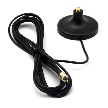 

1PC 3M Antenna Pure Cupper SMA Male to Female WiFi Antenna Extension Cable Magnetic Base for Router Wireless Network Card