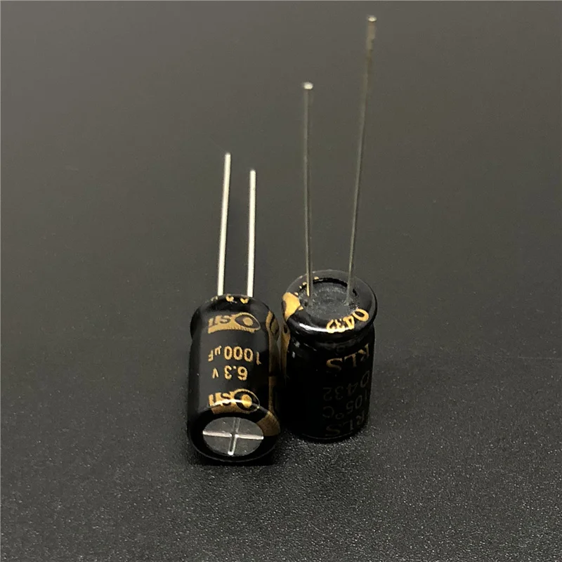 10 шт. 1000 мкФ 6 3 В OST RLS 8x12 мм долгий срок службы Низкий ESR 6.3V1000uF материнская плата