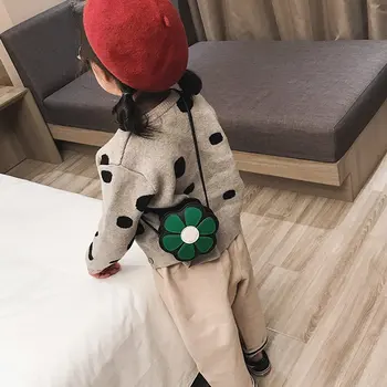 

Children'S Small Bags Cute Flower Girls Shoulder Bag Baby Travel All-Match Small Satchel Coin Purse Bag