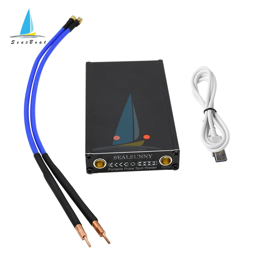 Soldador por puntos portátil, Mini máquina de soldadura por puntos ajustable de 4 velocidades, 18650 para batería, soldador por puntos, Kit de herramientas
