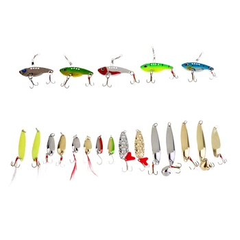 

21pcs Fishing Sequins Lure Bait Set for Perch Herring and Freshwater Fishing
