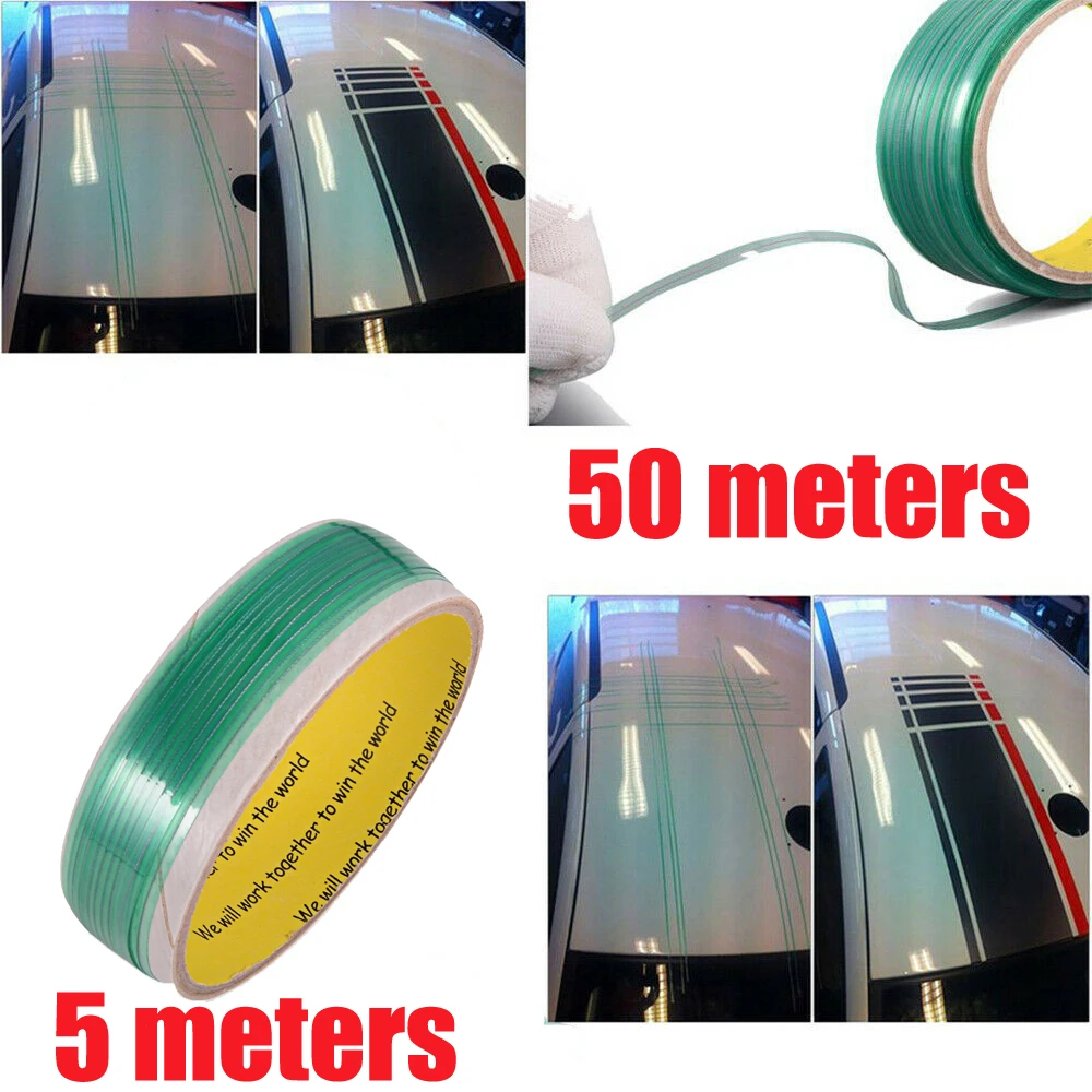 cheap TACARO 50M Vinyl Wrap Car Stickers Knifeless Tape Design Line Car Film Wrapping Cutting Tape Knife Car Styling Tool Accessories