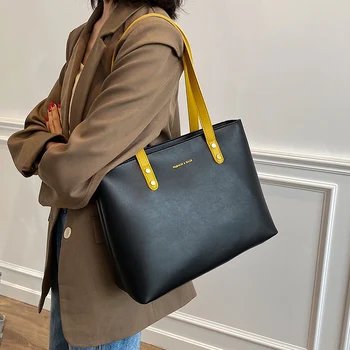 

New Simple Large Capacity Women's Bag 2020 Autumn and Winter New Trendy Stylish Good Texture Retro Shoulder Underarm Bag