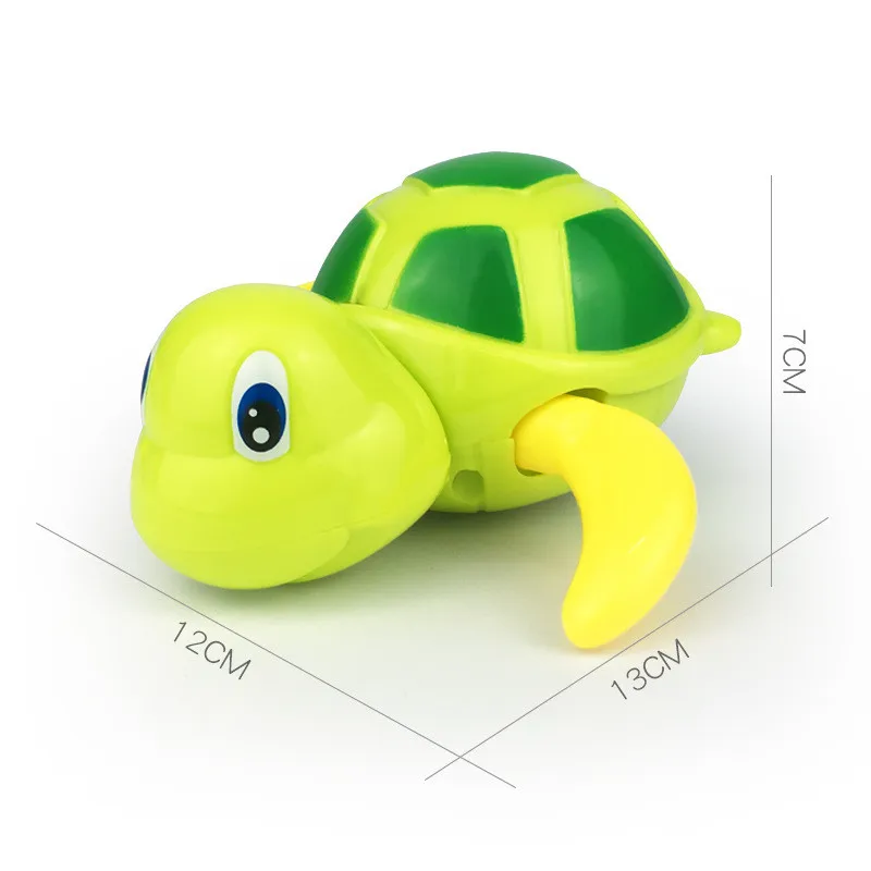 Милые Мультяшные морские животные Черепаха Классическая Детская игрушка для купания заводные на цепочке детские пляжные игрушки для купания для детей
