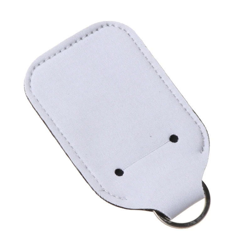 

10Pcs Refillable Hand Sanitizer Soap Bottles Holder Cover with Key Ring Carriers