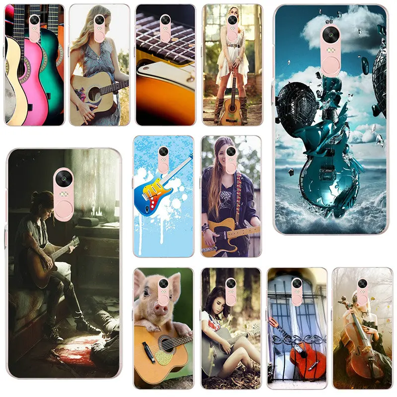 

Soft Silicone TPU Transparent Phone Cases for Xiaomi Redmi Mi Note 4X 2 3 3S 4A 5 6 5S 5X 5A 6X Pro Plus Shell Taylor Guitar