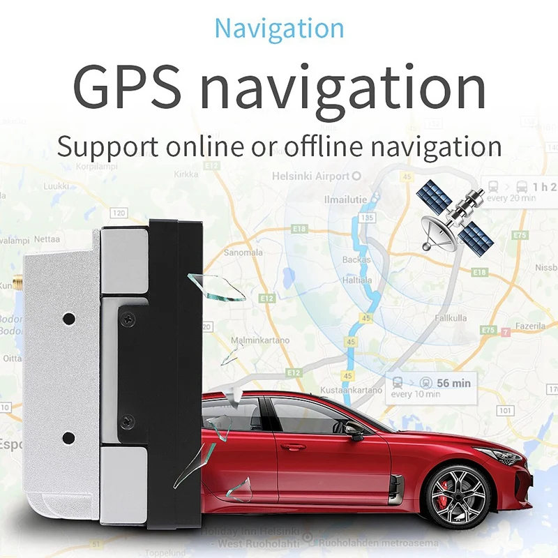New 2 Din 7 Inch Touch-Screen Car Radio Android 1G+16G Stereo MP5 Player FM GPS Bluetooth WiFi Multimedia Player 7784AD