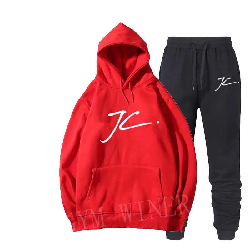 jc Brand Clothing Men's Casual Sweatshirts Pullover Cotton Men Tracksuit Hoodies Two Piece +pants Sport Shirts Autumn Winter Set jc Brand Clothing Men's Casual Sweatshirts Pullover Cotton Men Tracksuit Hoodies Two Piece +pants Sport Shirts Autumn Winter Set