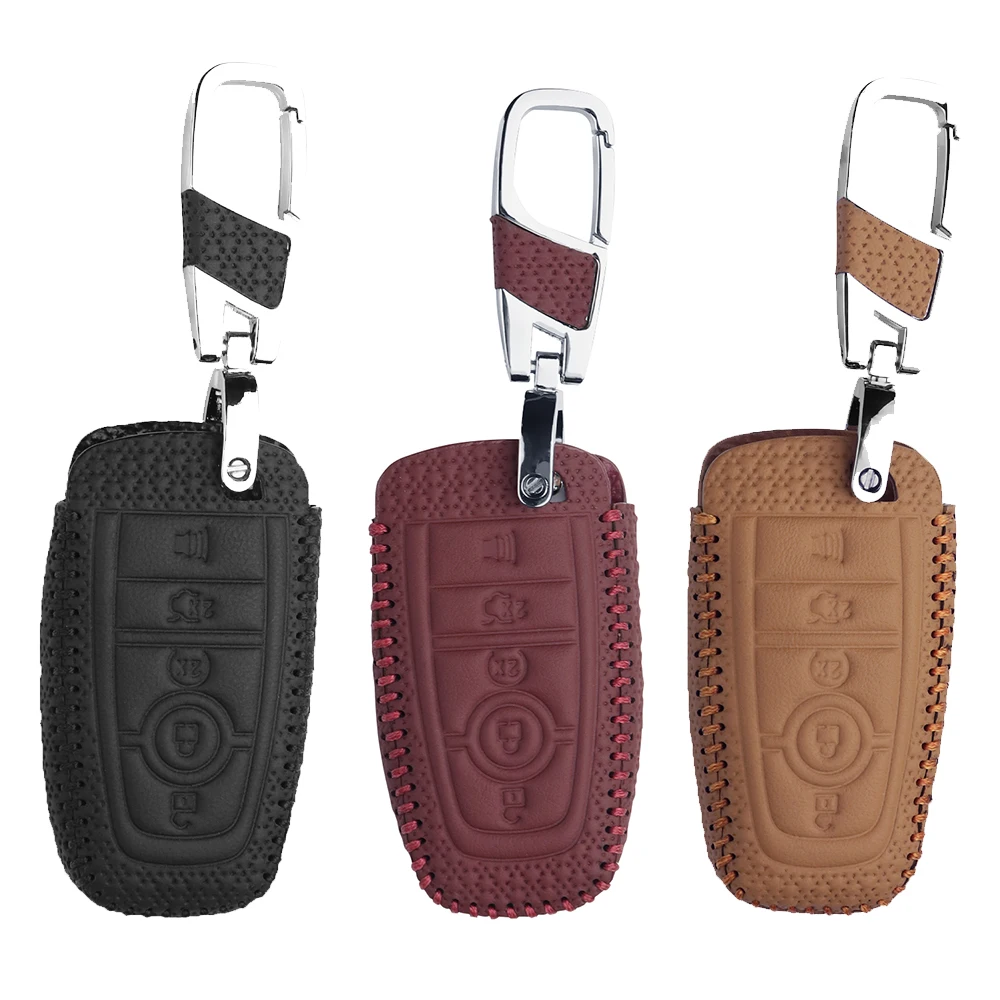 Дистанционный ключ чехол для Ford Ecosport Edge Explorer Fusion S-MAX Mustang F-150 F-250 F-350 Автомобильный Брелок чехол без ключа Fob