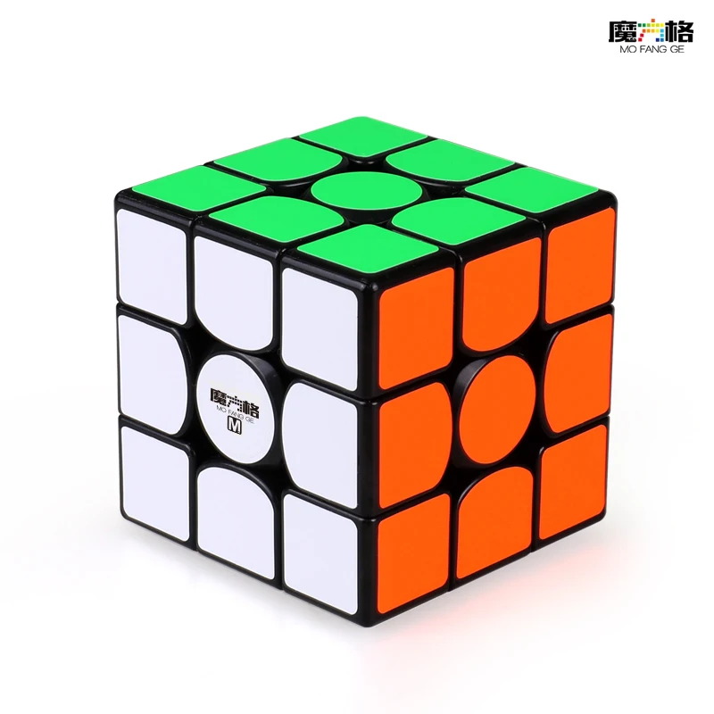 Лучшие продажи QiYi MoFangGe WuWei M 3x3x3 магический куб магнитный Профессиональный WCA GTS2 M 3x3 скоростные магниты magico cubo развивающие игрушки