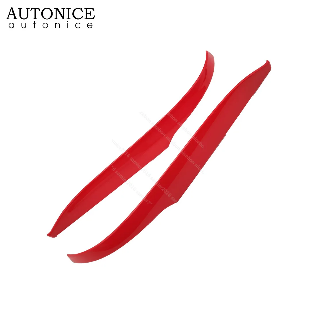 fit For toyota Rav4 4Runner Highlander Kluger 2PC RED Rearview Mirrors Cover trim