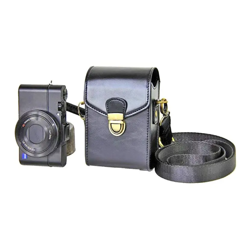 Чехол для камеры из искусственной кожи с съемным ремешком для Canon Powershot G9x II G7x III II G9XM2 G7XM2 G7XM3 SX740 SX730