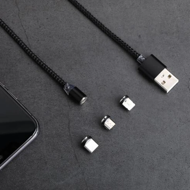 Магнитный Micro USB кабель для быстрой зарядки мобильных телефонов iPhone samsung Android