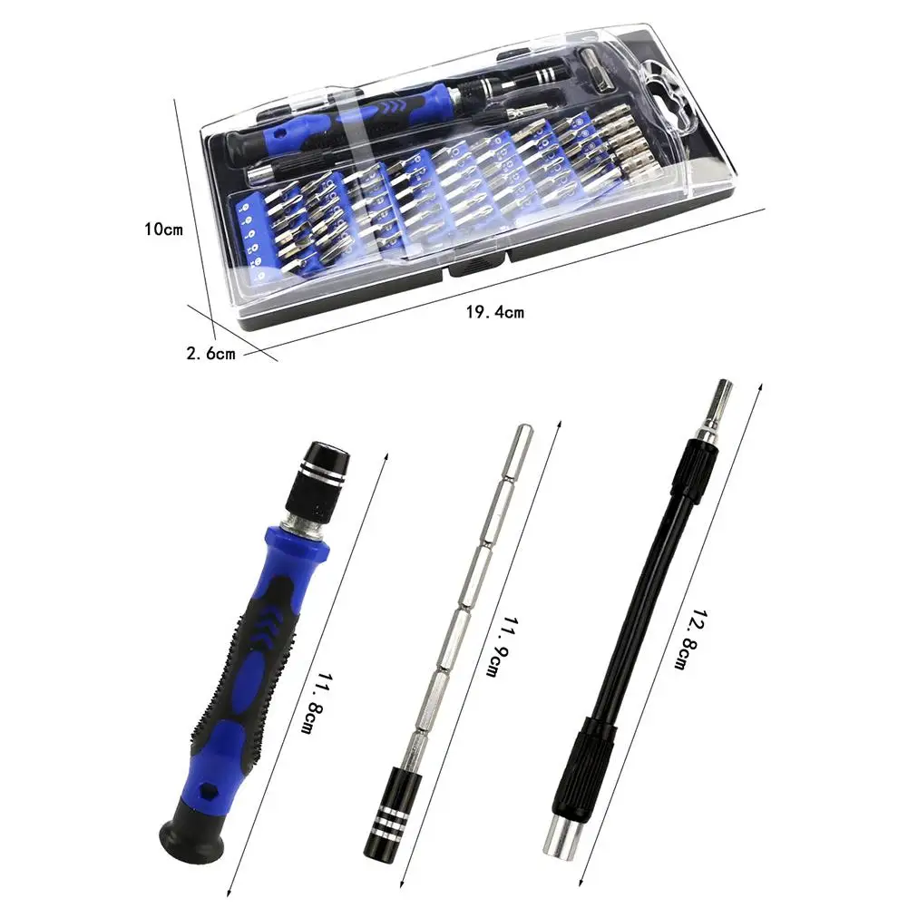 60 In1 High Precision Multi-functional Rugged Durable Magnetic Screwdriver Tool Kit For Mobile Phones Computer Home Repair Set