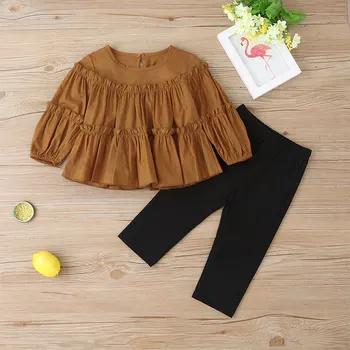 

Girls Sets Long-Sleeve T Shirt and Pants Wholesale Spring and Autumn 2020