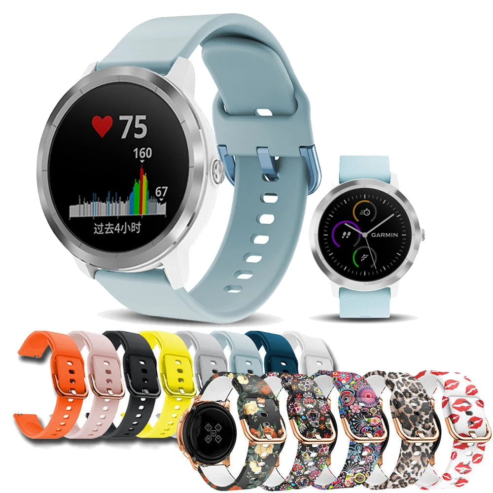 Ремешок силиконовый для Garmin Vivoactive 3 / vivoactive браслет музыкального смарт-браслета