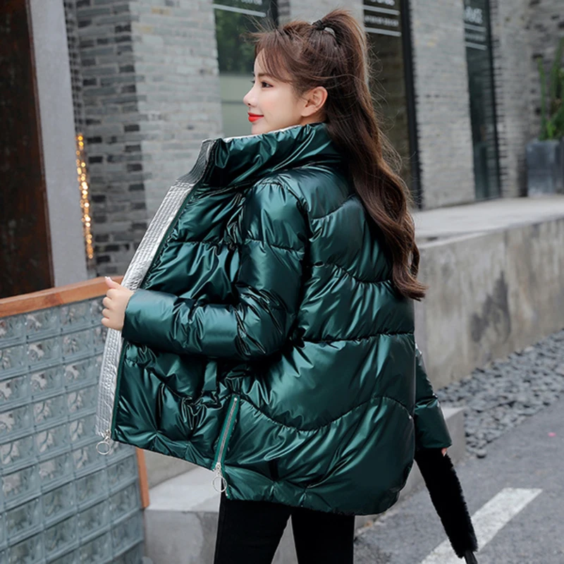 Corte de pelo Tres Museo Guggenheim Chaqueta de plumas brillante para mujer, Abrigo acolchado coreano de  burbujas, Parkas cálidas informales de talla grande, 4 colores, novedad de  invierno 2022 - AliExpress Ropa de mujer