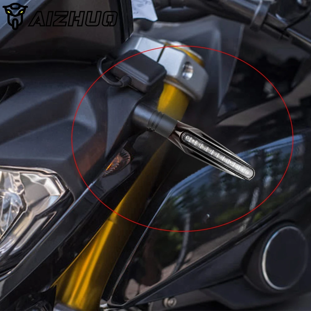 Аксессуары для мотоциклов 12 В светодиодный указатель поворота YAMAHA FZ6 FAZER FZ6R FZ8 MT07 MT