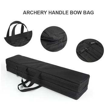 

Canvas Portable Archery Arrow Holder Bow Bag Case for Recurve Bow Hunting Archery Black Shoulder Backpack For Hunting Tool