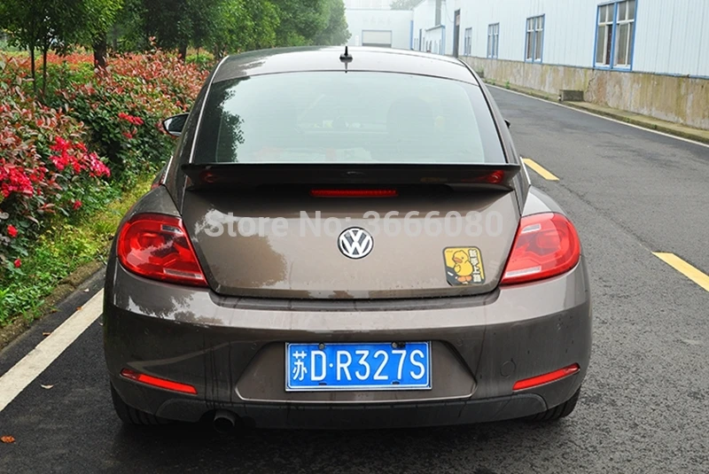 Для Volkswagen Beetle GSR/G20 2013 ABS пластик Неокрашенный праймер цвет задний спойлер багажник крыло губы крышка багажника