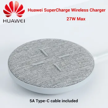Original Huawei Wireless Charger Max 27W Super Charge Qi Wireless Charger CP61 For iPhone 11 Samsung S10 S20 Huawei P30 Pro Mate 1