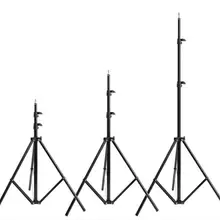 110 160 200cm Photography Tripod Light Stands For Photo Studio Relfectors Softbox Lame Backgrounds Video Lighting Studio Kits