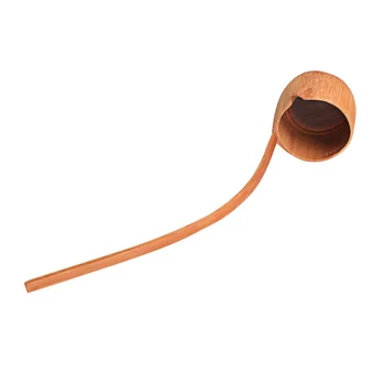 

Long Handle Water Spoon Practical Water Scoop Multipurpose Bamboo Water Ladle Dipper for Home Kitchen