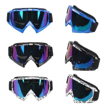 

A Pair Goggles Eyewear Lens Motocross Racing ATV Dirt Bike Motorcycle Off-Road Windproof Glasses Outdoor Riding Cycling Goggles
