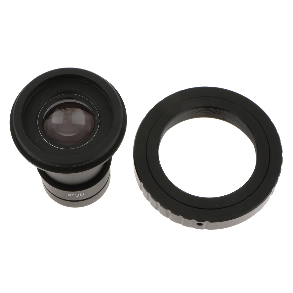 

For Canon DSLR Camera Microscope Adapter + 9.6X Microscope Eyepiece 23mm + 30mm Eyetude Adapter